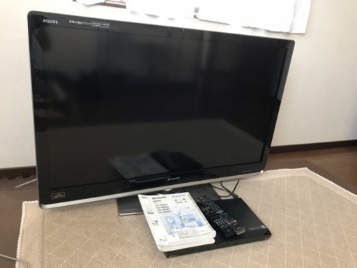 AQUOS液晶テレビとSONYレコーダーをセットで