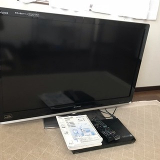 AQUOS液晶テレビとSONYレコーダーをセットで