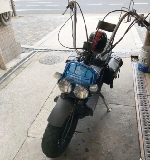 ハーレーダビットソン HONDA カスタム ズーマー ヘルメット付き
