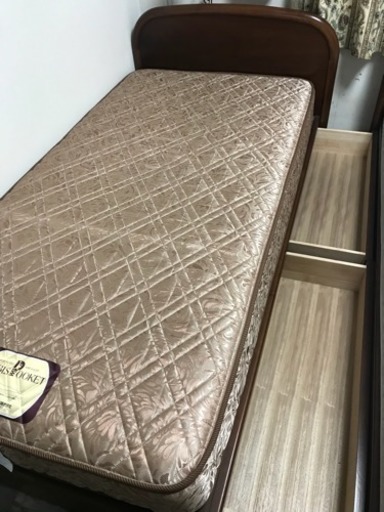 シングルベッド マットレス 日本ベッド製造株式会社製 なおちゃん 五月台のベッド シングルベッド の中古あげます 譲ります ジモティーで不用品の処分