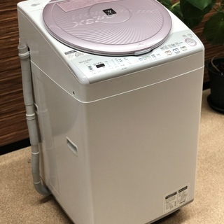 洗濯機 8キロ シャープ 全自動 プラズマクラスター