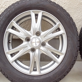 155/65R14 スタッドレスタイヤ、ホイールセット 4本