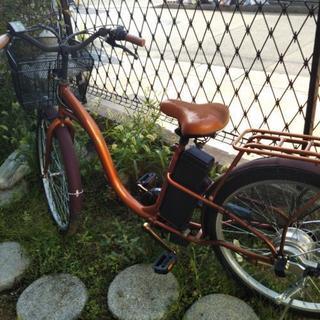 電動アシスト自転車26インチ　シマノ製ギヤ採用