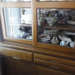 食器棚 90×195×30 中古品 上質