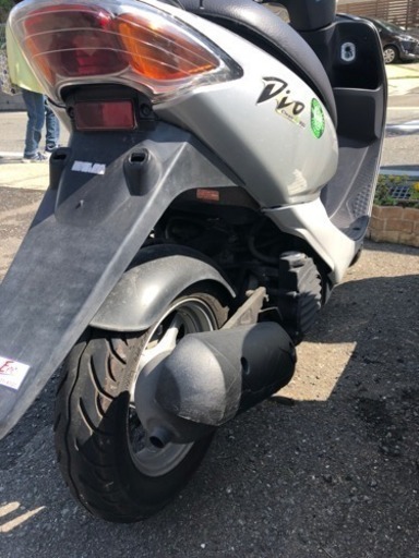 HONDA スマートディオ 銀色 4サイクル 原付メットインスクーター