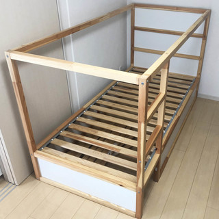 中古☆IKEA ロフトベッド / ２段ベッド KURA