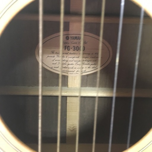 直接取引OK」YAMAHA FG-300D ケース付 ギター
