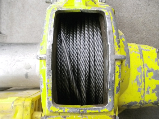 札幌 ベビーホイスト BH-430 トーヨーコーケン 定格荷重130Kg ワイヤー30m