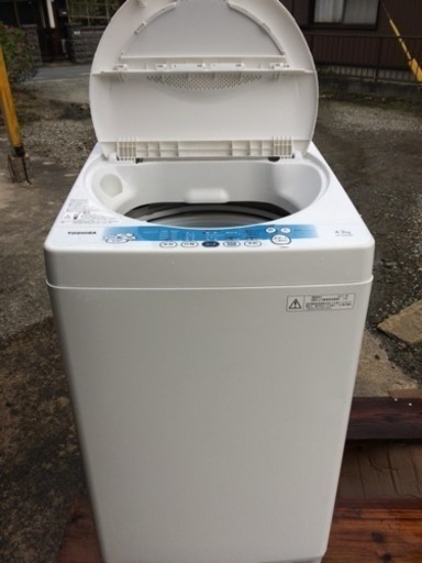 ★綺麗品★TOSHIBA全自動洗濯機★６５００円★４．２ｋｇ稼働品★２０１１年式★美品★