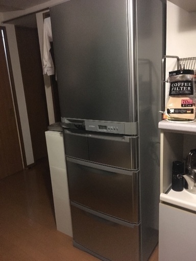 三菱 5ドア冷凍冷蔵庫 401L 自動製氷機付 大型冷蔵庫