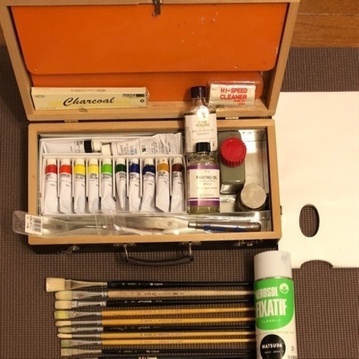 画材セット 油彩 油絵 初心者 一式 絵具 絵筆