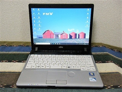 12.1型/重さ1.1kg♪/高速☆彡新品✨SSD120GB(5年保証付き)/移動用に♬/富士通♬/MS Office✎/メモリ4GB♪/2コアCPU♪/すぐ使えるWin10メディア作成ツール付/すぐ繋がるWi-Fi