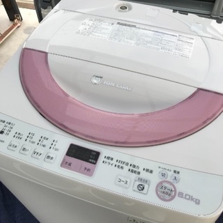 取引中。2014年製シャープ全自動洗濯機6キロ美品。千葉県内