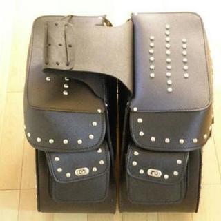 ■新品未使用牛厚革サドルバッグ■