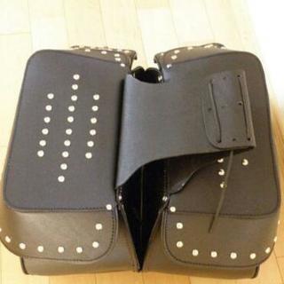 ■新品未使用牛厚革サドルバッグ■