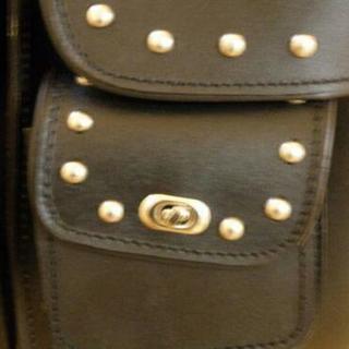 ■新品未使用牛厚革サドルバッグ■