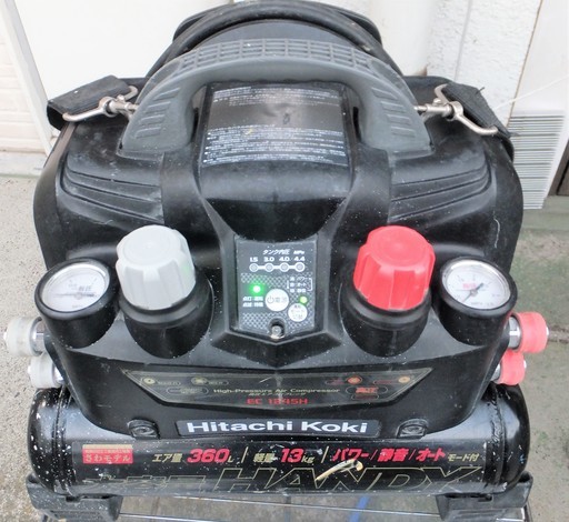 ☆日立工機 HITACHI EC1245H 高圧エアコンプレッサー◆人気のさわモデル