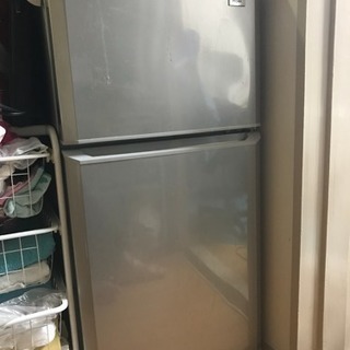 【無料】ハイアールの2ドア冷蔵庫106L