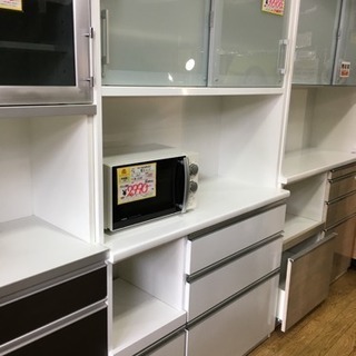 松田家具 アーバンstyle 2面レンジボード - 食器棚、キッチン収納