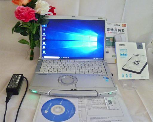 【劇速】 レッツノート　CF-F9　Windows10　Panasonic　動作確認済み　ＳＳＤで高速実現！