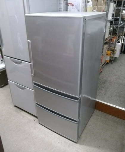 札幌 ② 2016年製 272L 3ドア冷蔵庫 アクア AQR-271E AQUA グレー