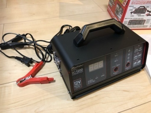 自動車バッテリーチャージャー バッテリー充電器 Sc 10 12vバッテリー専用 だいふくまる 八潮のメンテナンス用品の中古あげます 譲ります ジモティーで不用品の処分
