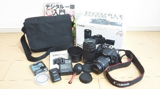 Canon EOSkissX7iダブルズームキット美品