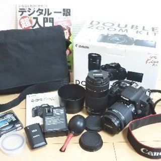 Canon EOSkissX7iダブルズームキット美品