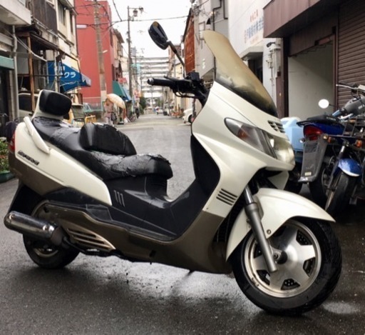 スカイウェイブ250 エンジンかかるベース車