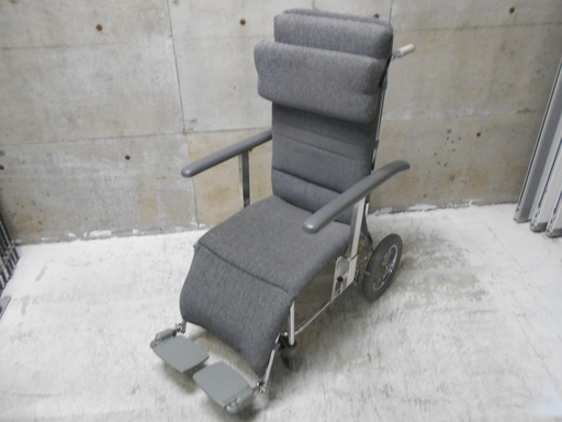 リクライニング　車イス　介助車『良品中古』【リサイクルショップサルフ】