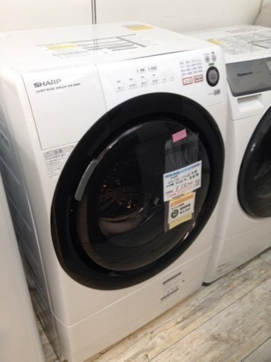 SHARP 6K/3Ｋドラム式洗濯乾燥機 2014年製 ES-S60-WR