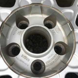 16インチ BBS RG 8j+39 4本 205/55/16溝アリ 114.3