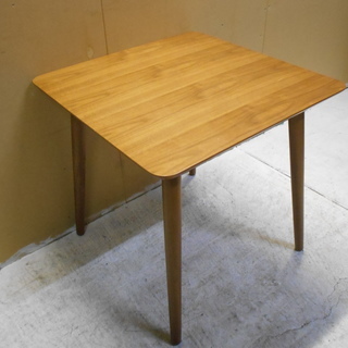 ４本脚木製テーブル『美品中古』 【リサイクルショップサルフ】
