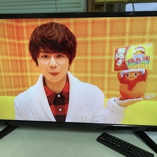 新品同様！！18年製　32型液晶テレビ　DVD再生機能付き