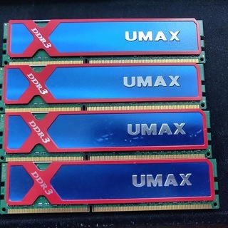 中古　UMAX DDR3-1600 8GB*4　32GB