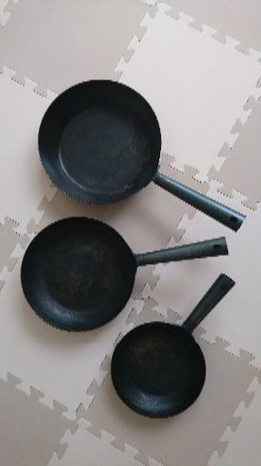 木屋 打出しフライパン 鉄製 cm 製造 山田工業所 くらしきっこ 倉敷の調理器具 鍋 グリル の中古あげます 譲ります ジモティーで不用品の処分