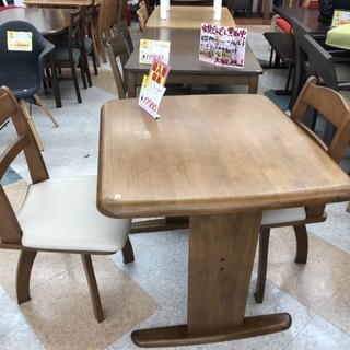リサイクルマート大野城店　ダイニング3点セット