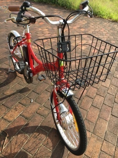 電動自転車 京の洛スク ピルエットS レッド