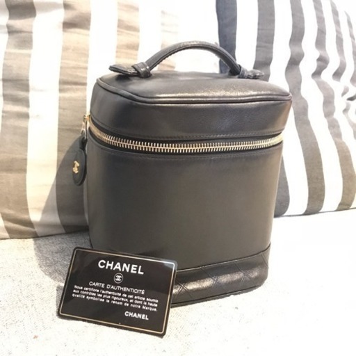値下げ！CHANEL バニティポーチ ラムスキン  ギャラカードあり