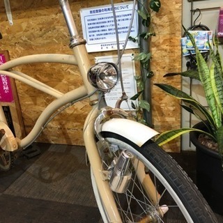 自転車 『取引中』ビーチクルーザー20インチ ホワイトリボンタイヤ