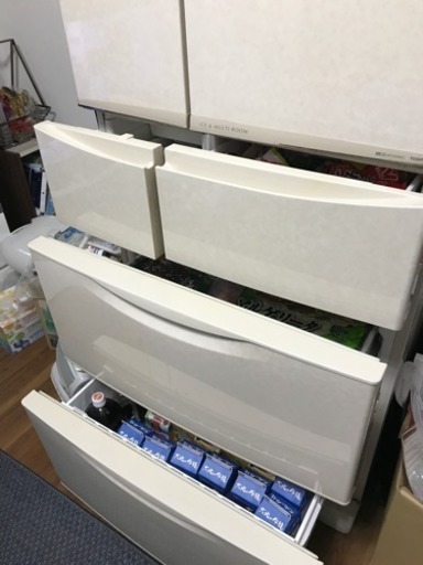 TOSHIBA(東芝) 480L 冷凍冷蔵庫 ICE&MULTI-ROOM 差し上げます！ (hideki1960) 日吉のキッチン家電《冷蔵