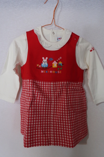 ミキハウス　長袖＆ワンピ　2点セット　女の子　80【新品】