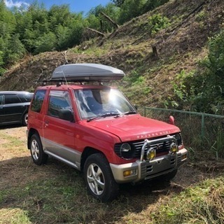 パジェロミニ4WD●ルーフボックス●スタットレスタイヤ●アルミホ...