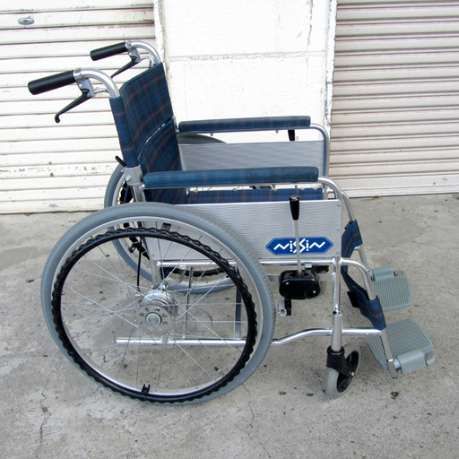 日進医療器（NISSIN）アルミ製車いす 介助型 NC-2CB