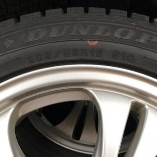 バリ山 2017年 製造のWINTER MAXX 01 205/55R16 91 ホイール付き