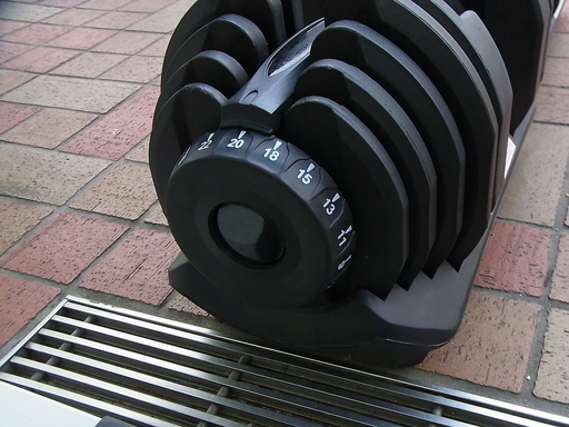 可変式 ダンベル 5～40kg ×2個セット インクライン ベンチ付