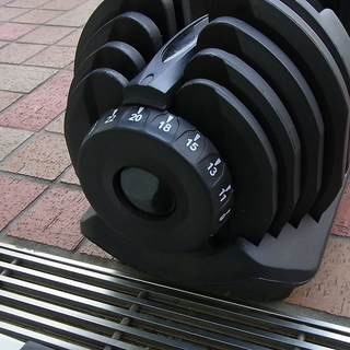 可変式 ダンベル 5～40kg ×2個セット インクライン ベンチ付