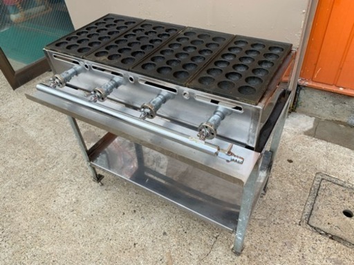業務用たこ焼き機 都市ガス用 72穴