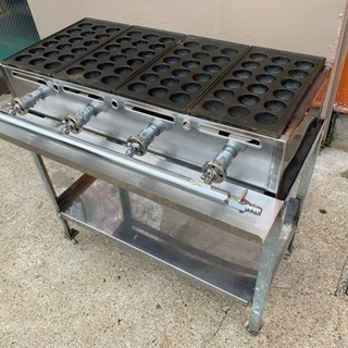 業務用たこ焼き機 都市ガス用 72穴