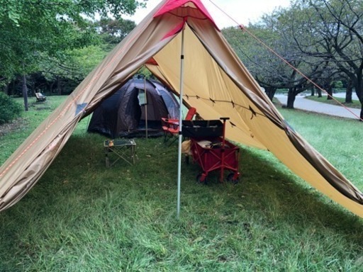 ピンパビ 大型タープ テント 8〜12人 簡単設営